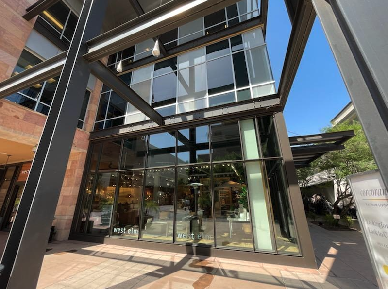 Storefront windows cleaned for a small business in Torrance